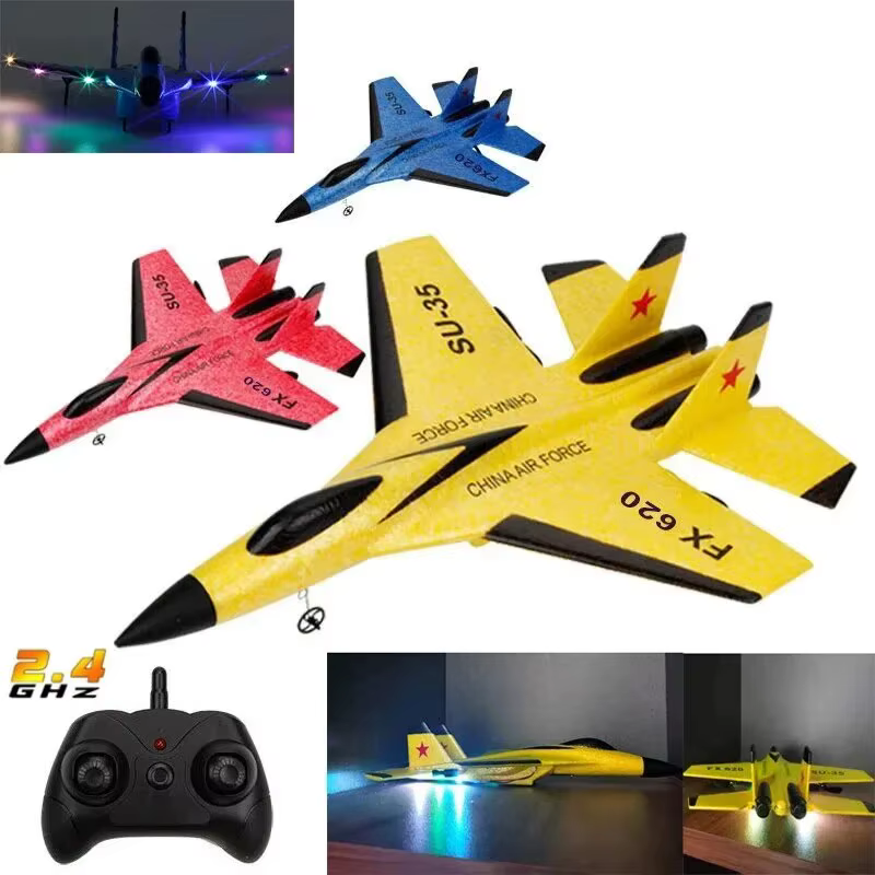 Avión RC SU35 con LUCES LED a precio imbatible