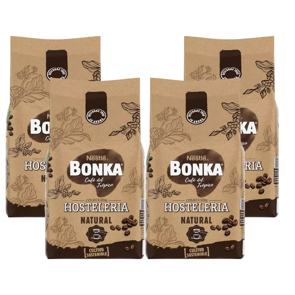 Café BONKA en GRANOS 4kg con 42% DESCUENTO