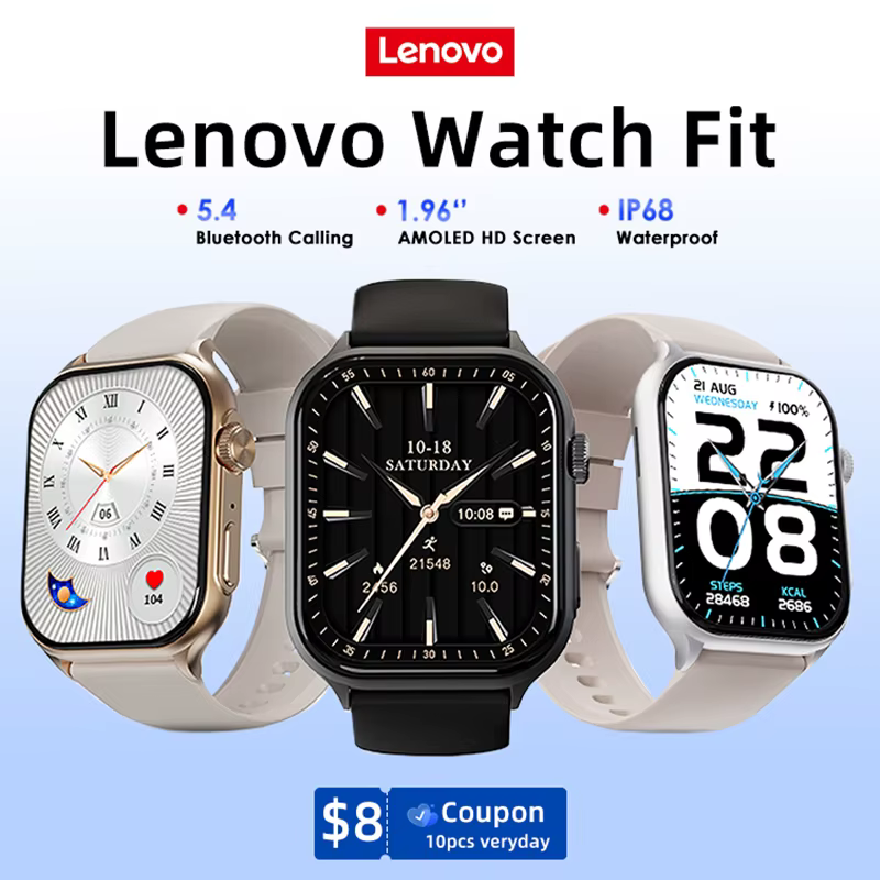 RELOJ SMART Lenovo: Monitoriza salud y llama desde tu muñeca