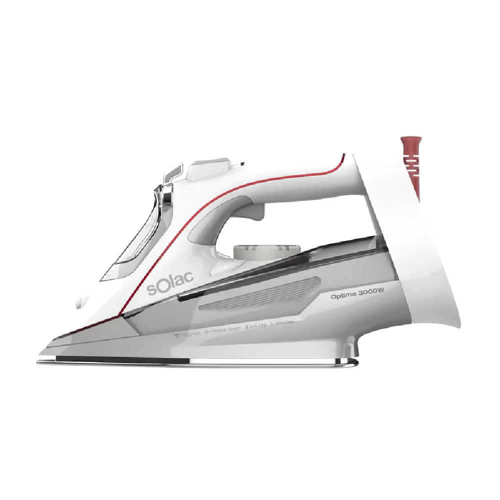 Plancha SOLAC de VAPOR 3000W — Suela cerámica antiadherente