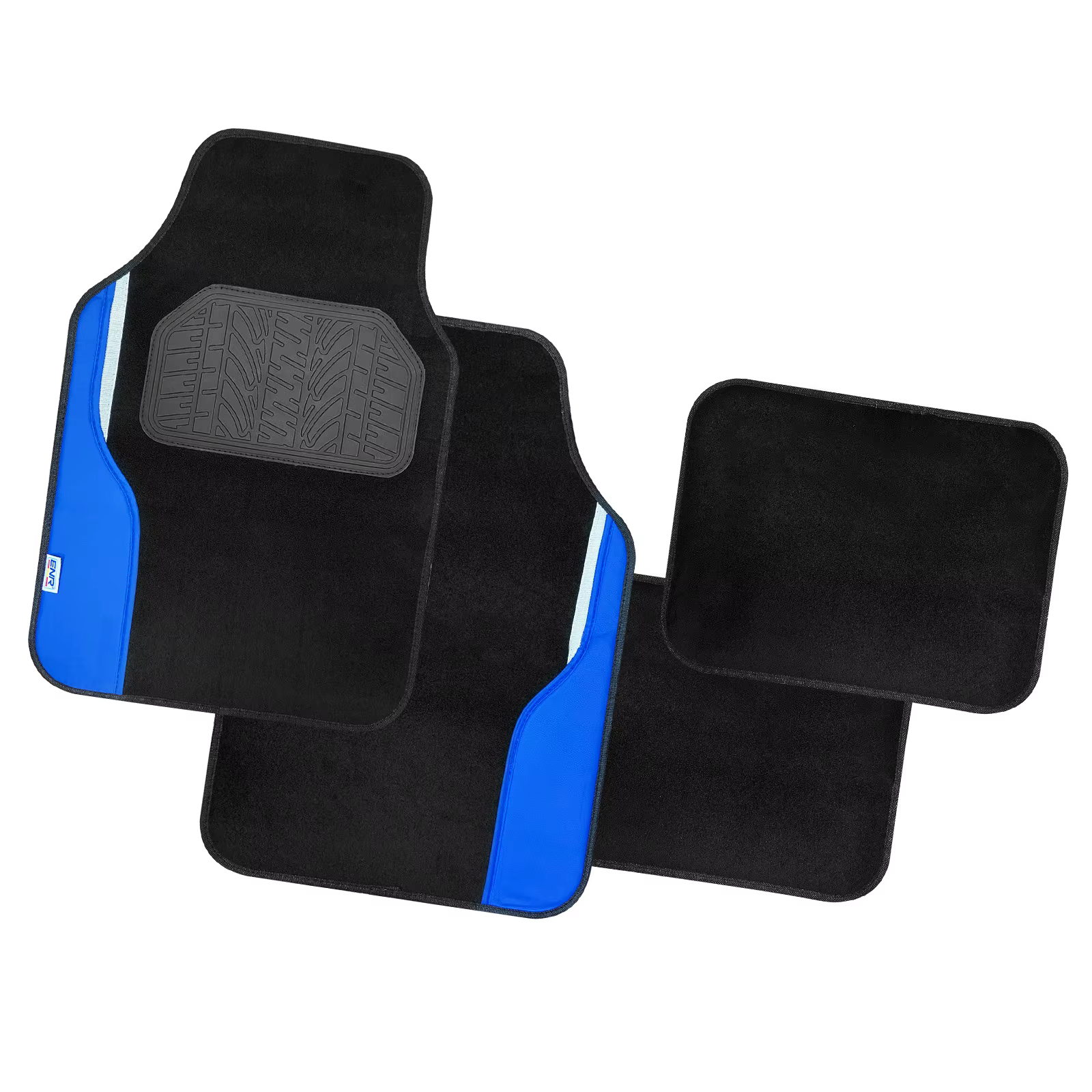 Juego 4 ALFOMBRILLAS universal para coche — Protección y limpieza