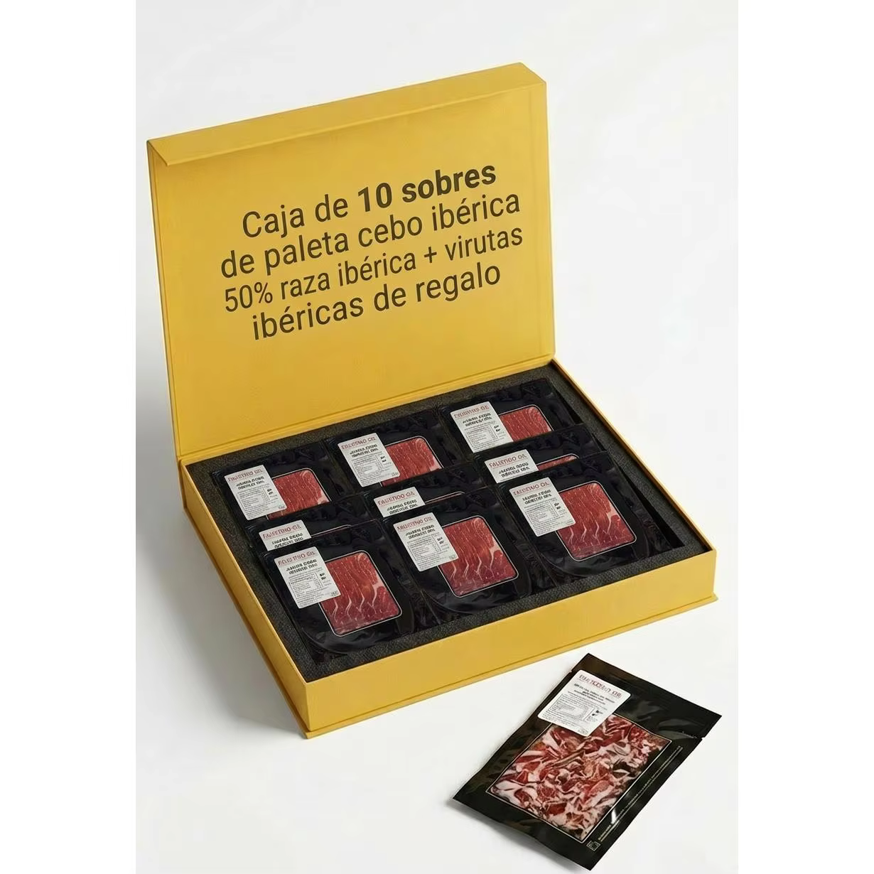 Paleta CEBO IBÉRICA 50% + REGALO VIRTUAS IBERICAS - SABOR AUTÉNTICO