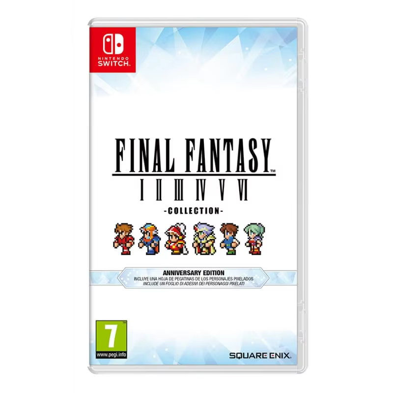 Pack ANIVERSARIO Final Fantasy I-VI para Switch: clásicos remasterizados