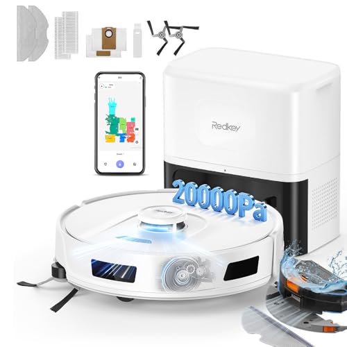 Redkey R11 Robot aspirador con AUTOVACIADO y LiDAR