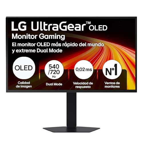 MONITOR OLED GAMING 720Hz: respuesta ultrarrápida y colores puros