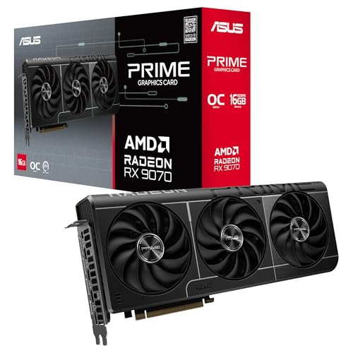 ASUS PRIME OC RX 9070 – POTENCIA gráfica 16GB x3