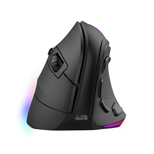 Ratón VERTICAL GAMING ergonómico con RGB y 8400 DPI