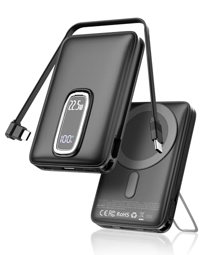 Batería MAGSAFE 10000mAh con CARGA RÁPIDA y soporte magnético