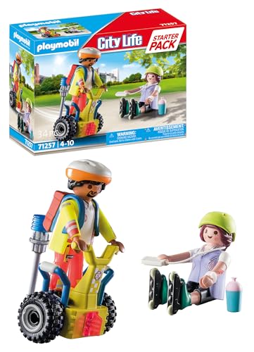 PLAYMOBIL PAQUETE INICIAL RESCATE con BALANCE RACER - DIVERSIÓN RÁPIDA
