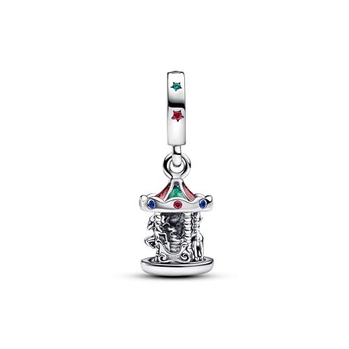 COLGANTE de PLATA con piedras rojas — ¡PRECIO MUY BAJO!