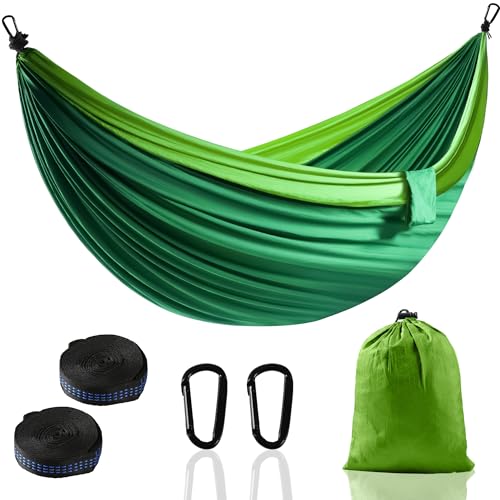 HAMACA DE CAMPING RESISTENTE con correas y montaje fácil