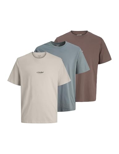 Pack 3 CAMISETAS básicas JACK & JONES — AHORRA 45%
