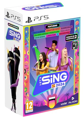 LET'S SING 2026 para PS5 con 2 MICRÓFONOS - DIVERSIÓN KARAOKE