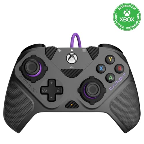 Controlador Xbox VICTRIX Gambit Prime GRIS, ergonomía PRO