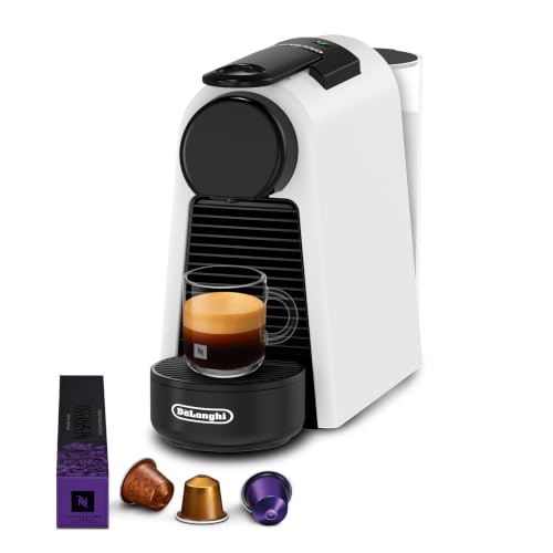 NESPRESSO Essenza Mini BLANCA — Cafetera de cápsulas compacta