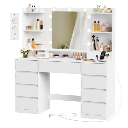 Tocador VASAGLE con ESPEJO LED a precio mínimo