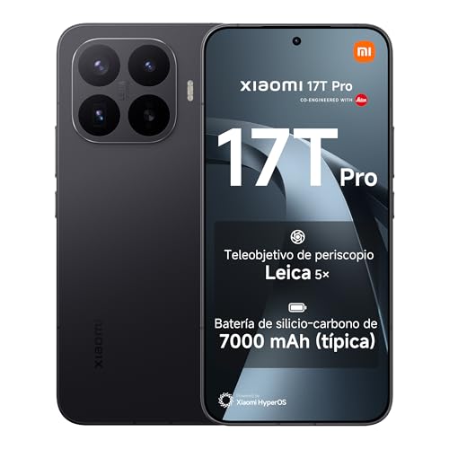 Xiaomi 17T Pro: PANTALLA 144Hz y batería duradera por 849€