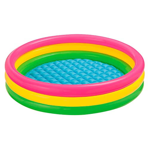 PISCINA INFLABLE 3 AROS para niños — Diversión segura y resistente