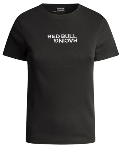 CAMISETA RACING negra de Red Bull x Pepe Jeans, estilo ajustado