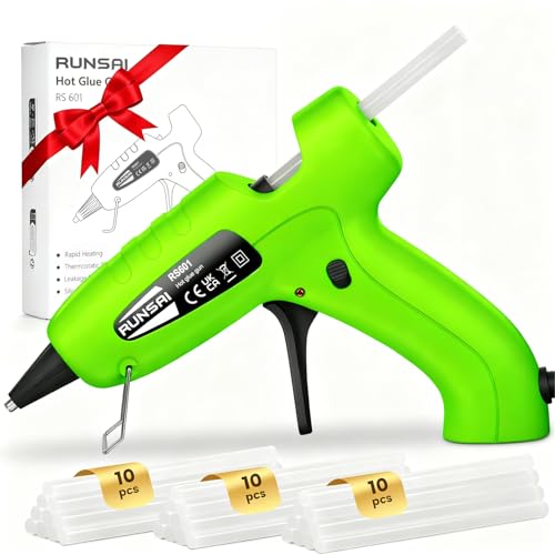 PISTOLA de SILICONA ANTIGOTEO — Kit con 30 barras (36% off)