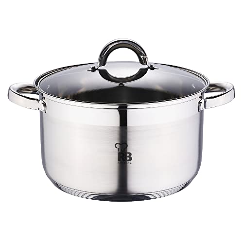 CACEROLA ACERO INOXIDABLE 24x14.5 cm – DURADERA y VERSÁTIL