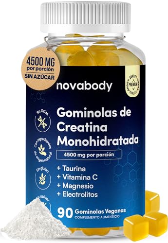 GOMINOLAS VEGANAS con CREATINA 4500MG — 40% DTO